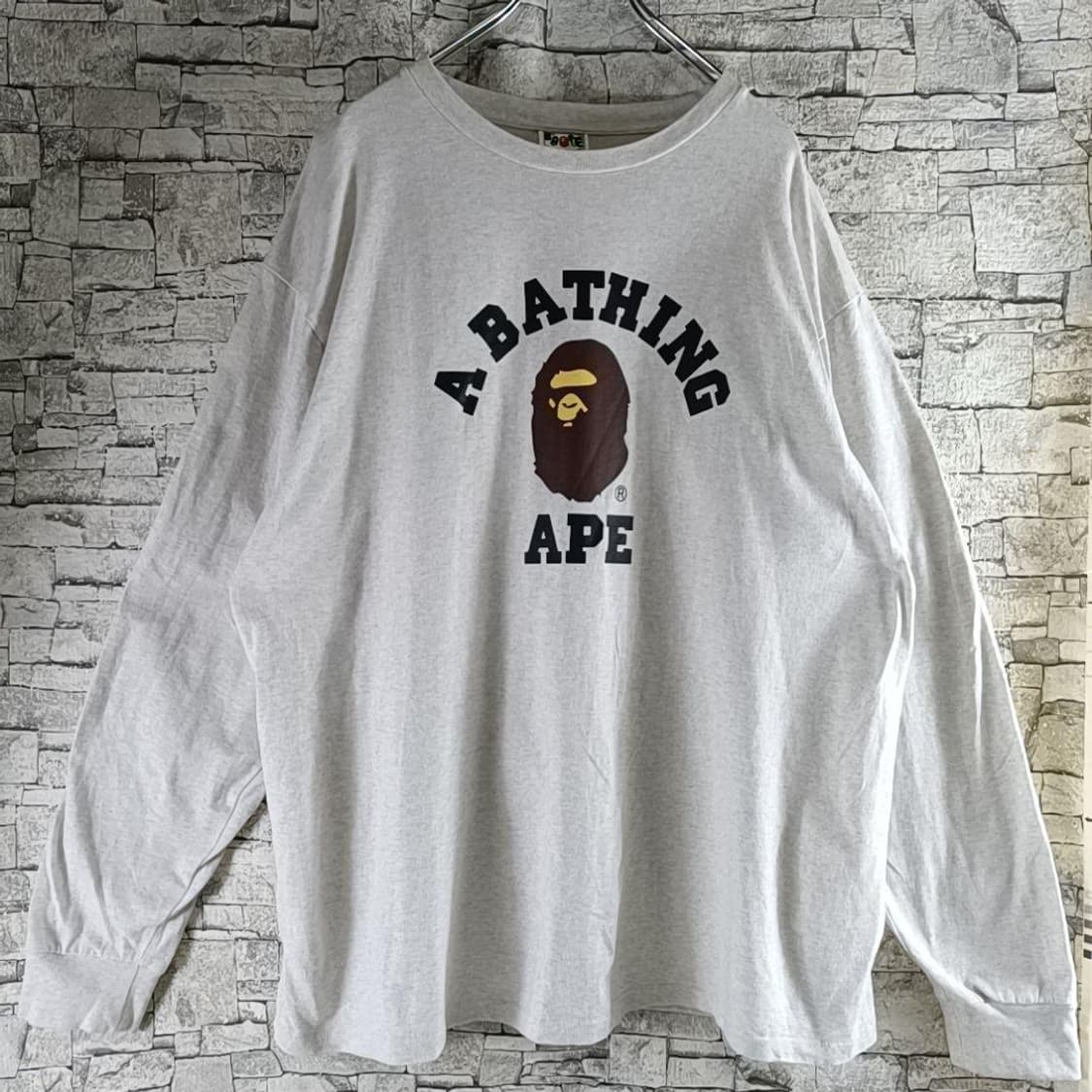 베이프 컬리지 롱슬리브 티셔츠 상품이미지1