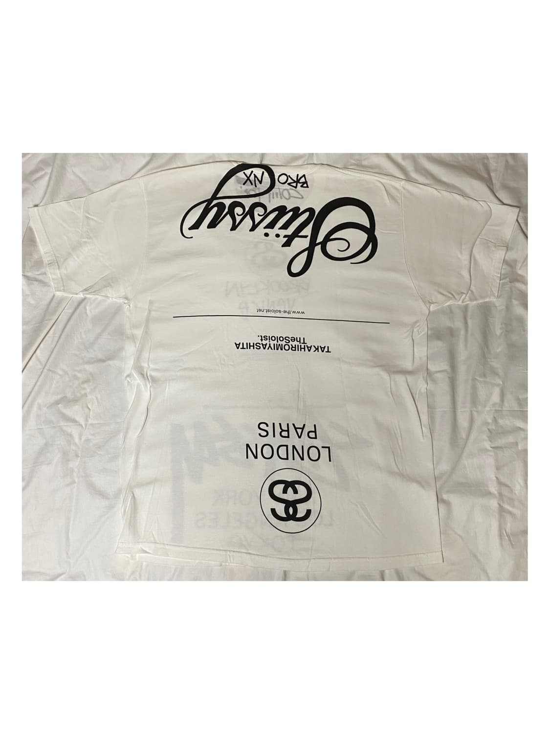 스투시 솔로이스트 40주년 컬랙션 월드투어 아카이브 반팔 티셔츠 상품이미지3