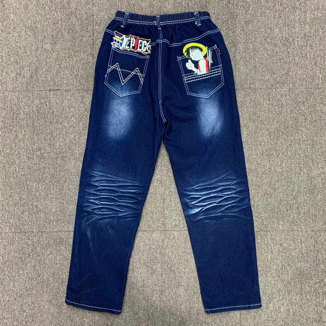 [L] VTG 원피스 자수 밴딩팬츠 상품이미지3