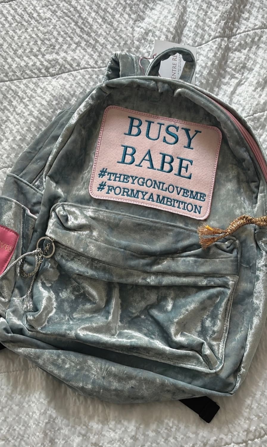 완전 새거 한정판 앙트레브 busy babe 블루 상품이미지1