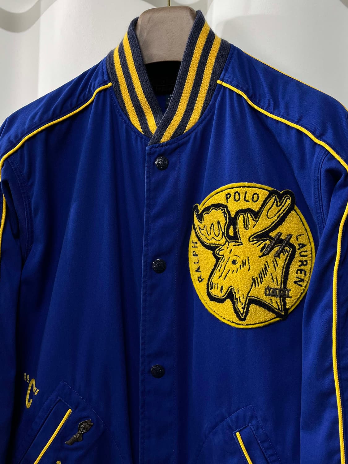 폴로 랄프로렌 파인 레이크 무스 레터맨 바시티 자켓 상품이미지5