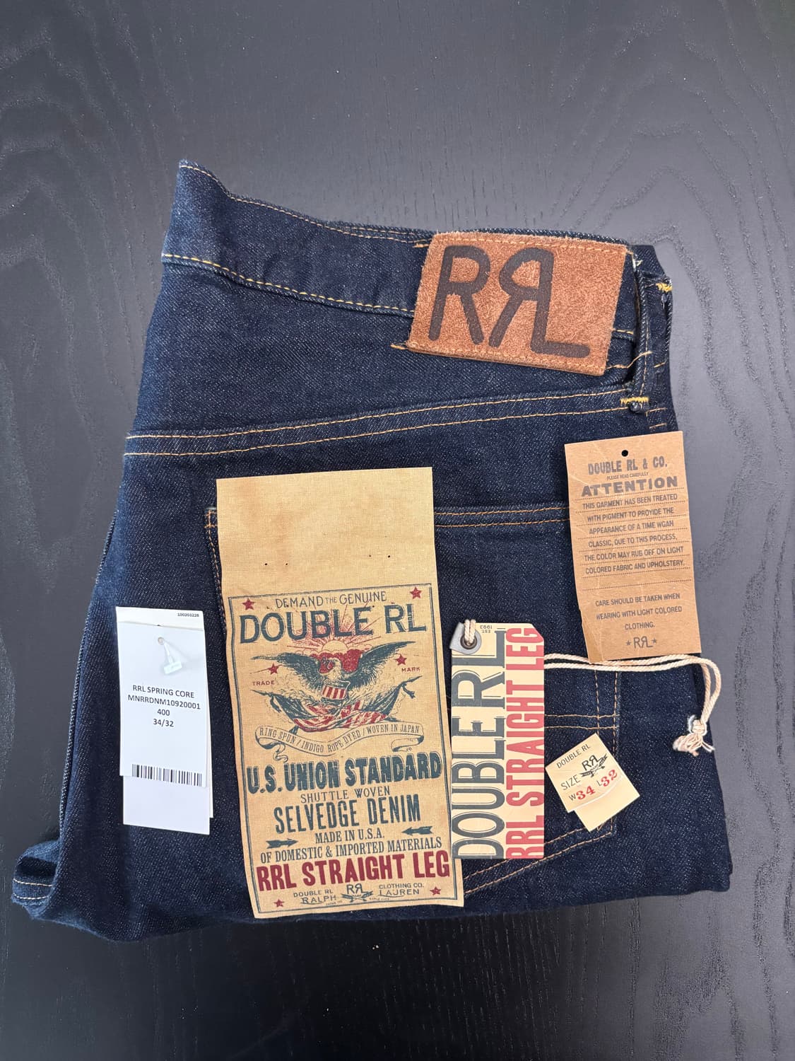 RRL 스트레이트핏 셀비지 진 상품이미지1