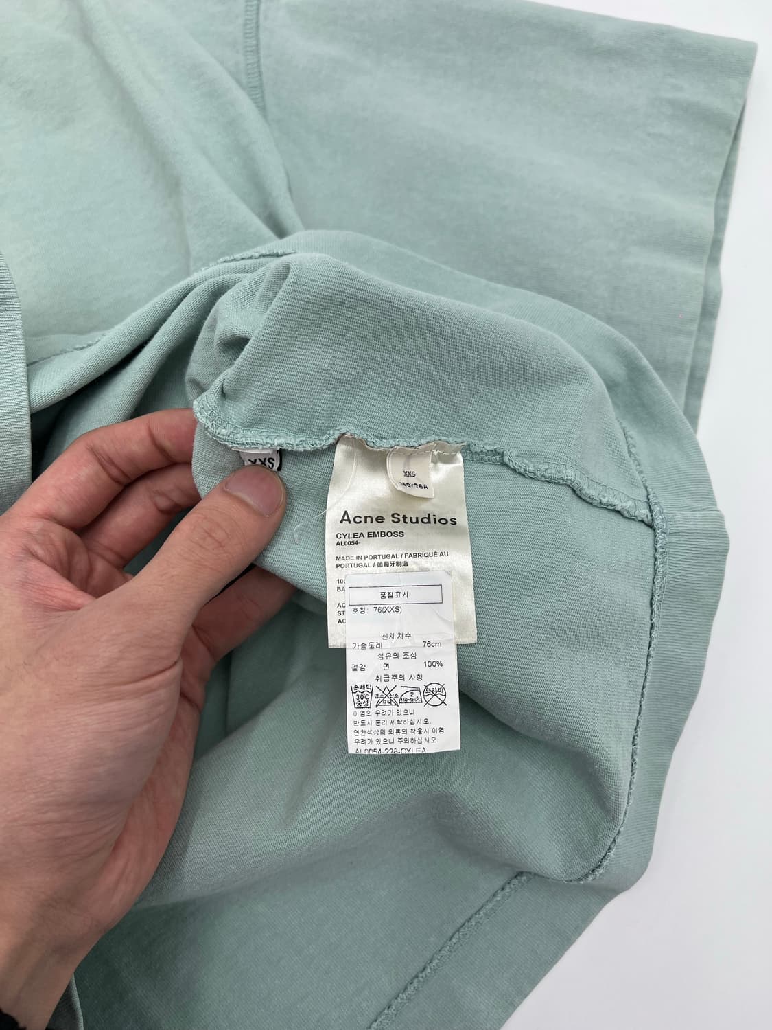 아크네 스튜디오 크롭 반팔 티셔츠 상품이미지4