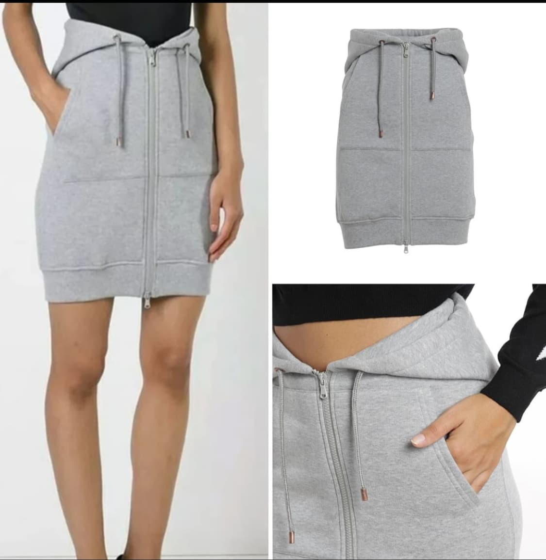 모스키노 코튼 스웨트 펜슬 스커트 상품이미지3