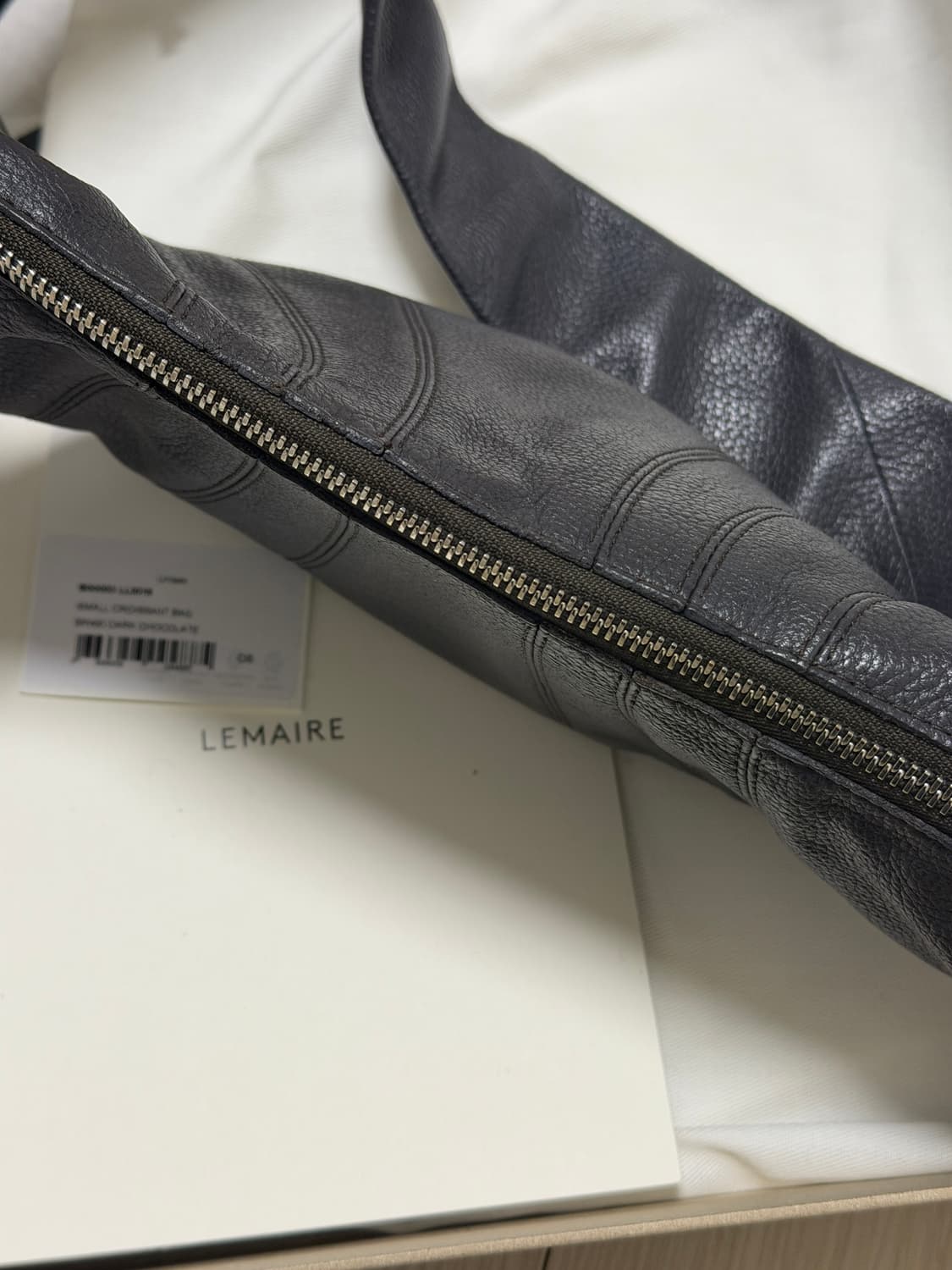 르메르 크루아상범백 다크초코 그레인 상품이미지2