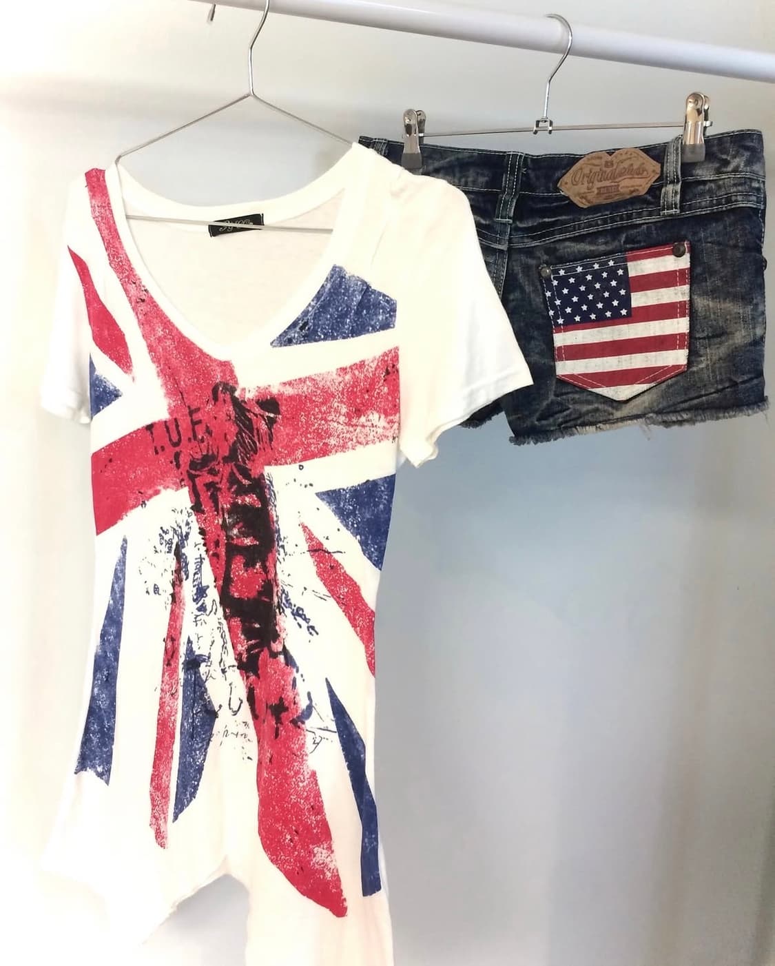 UK 플래그 빈티지 컷 티셔츠  상품이미지2