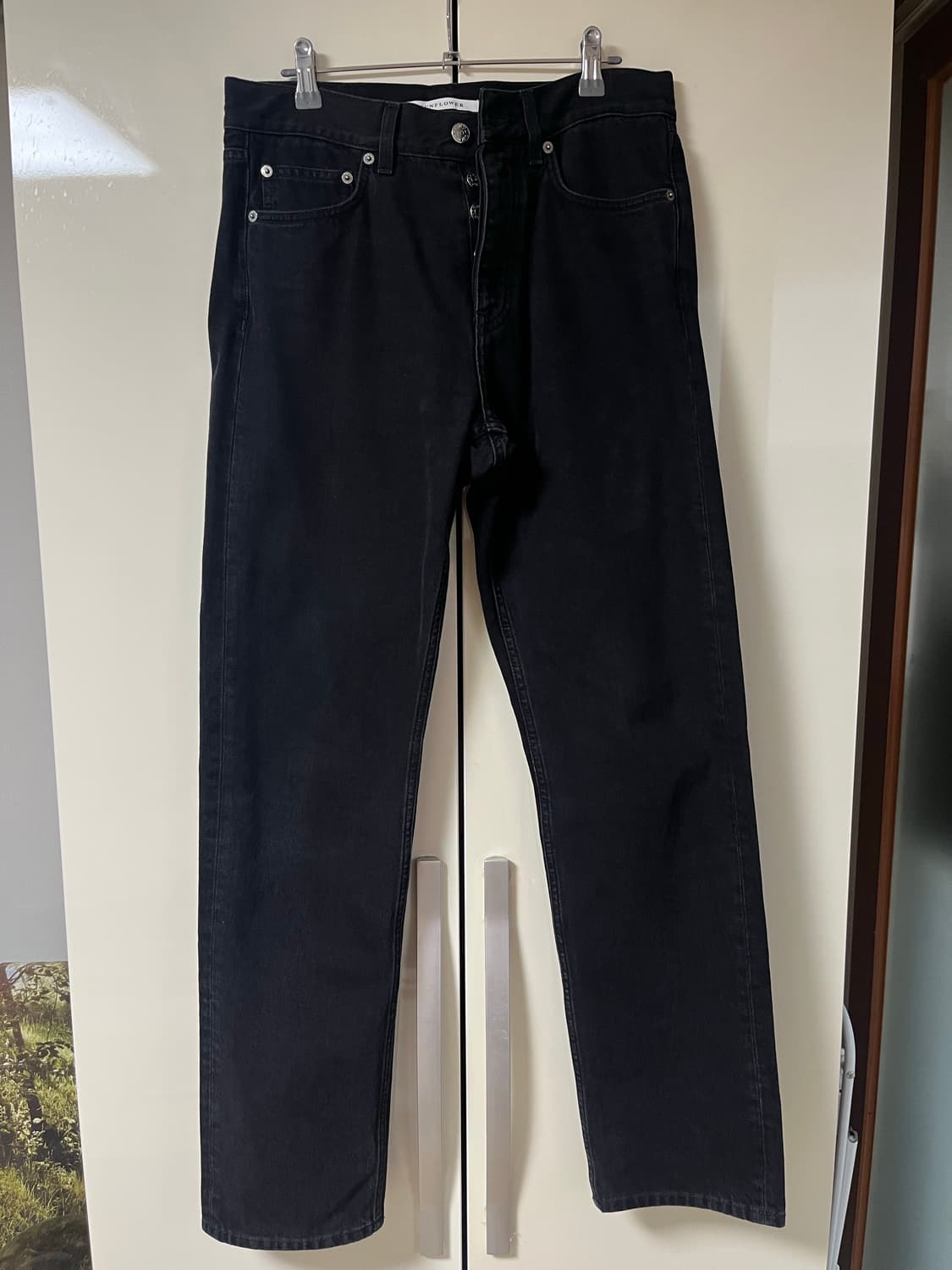 선플라워 스탠다드 데님 흑청 상품이미지1