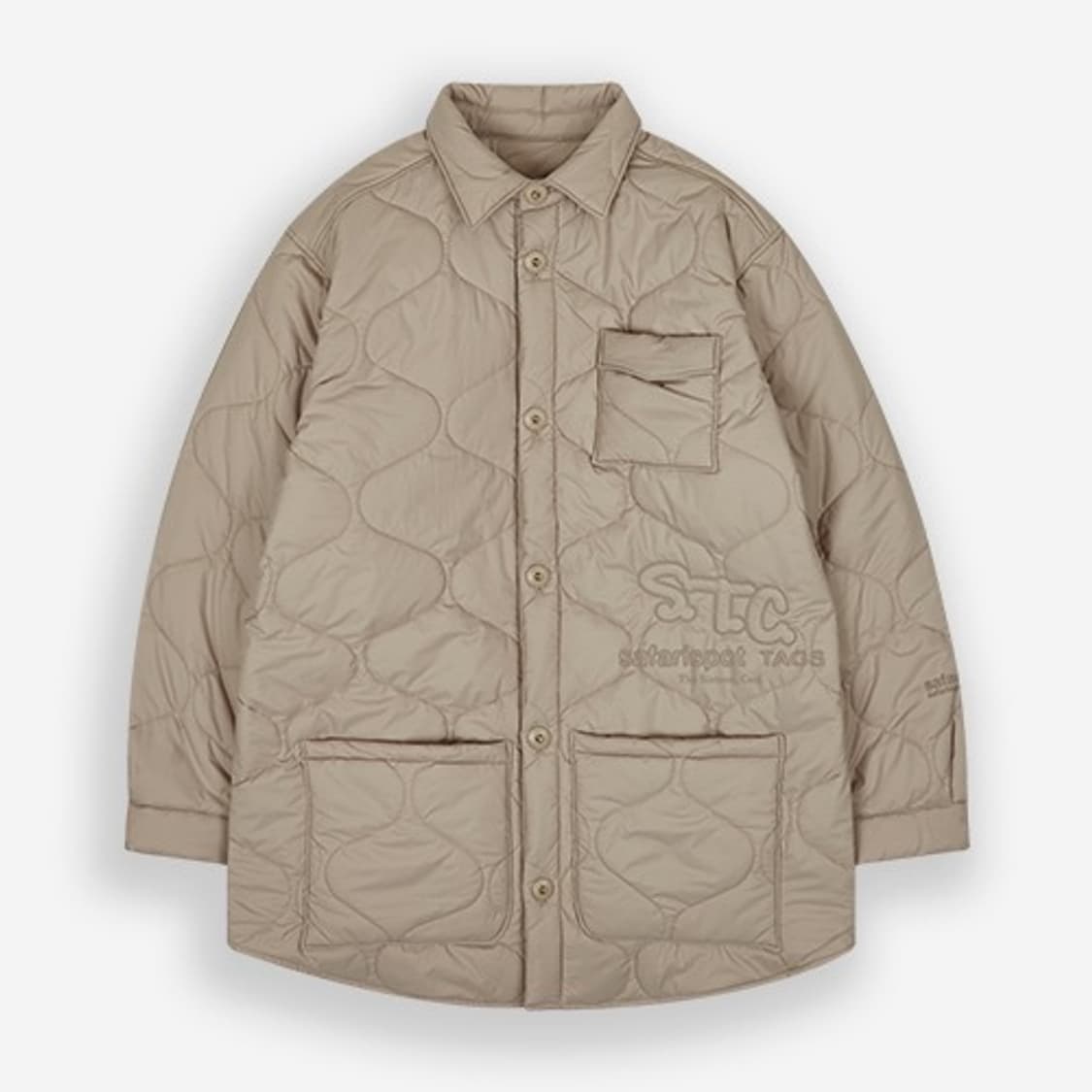 Safarispot 사파리스팟 퀄팅 자켓 베이지 상품이미지1