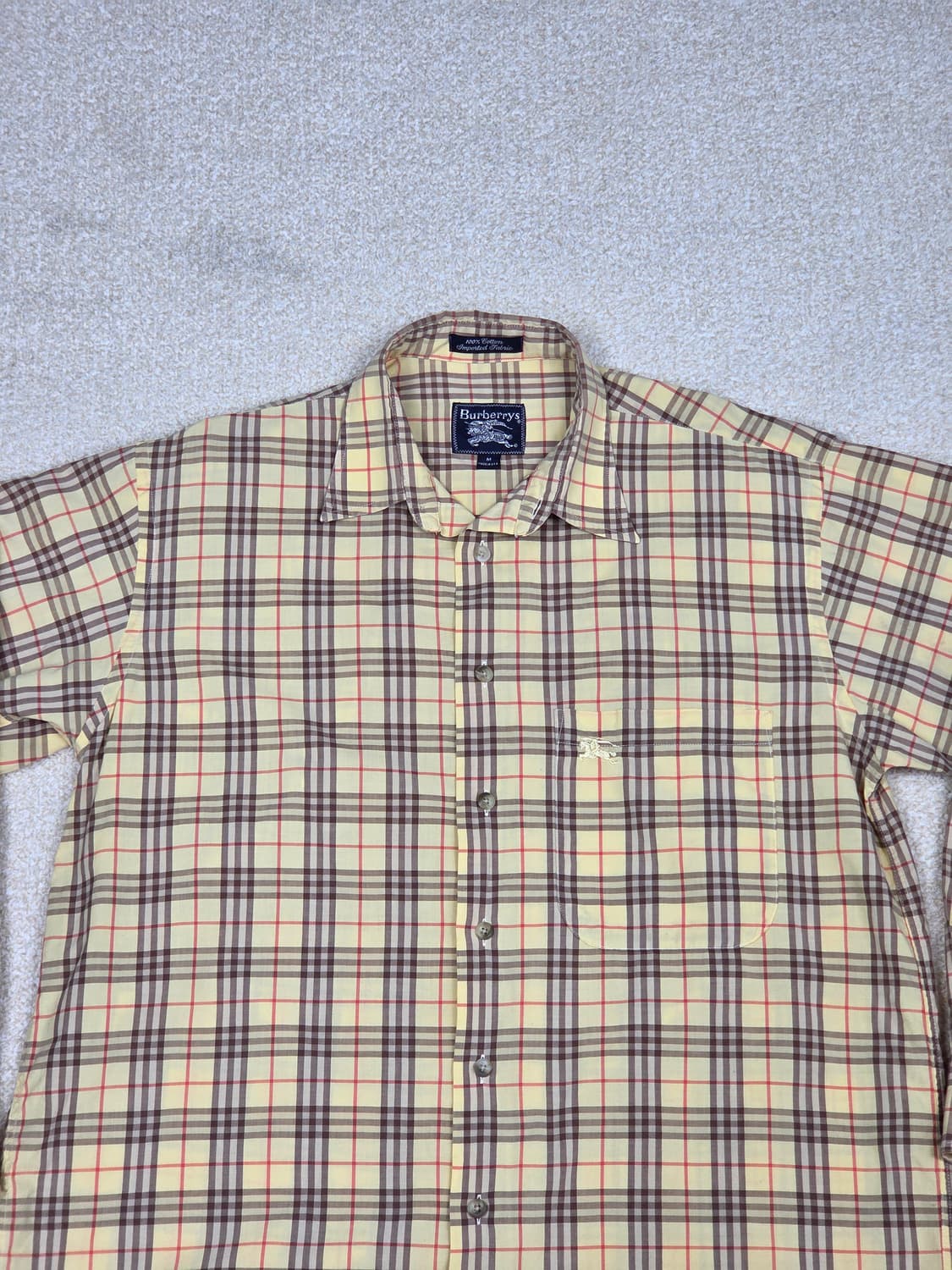 [버버리] 빈티지 노바체크 코튼 긴팔 셔츠 | S00112 상품이미지2