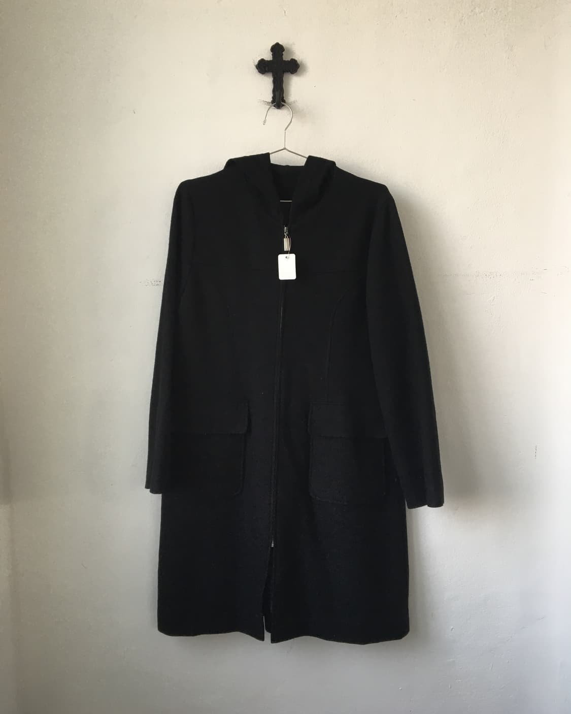 Woolen hood coat 상품이미지2