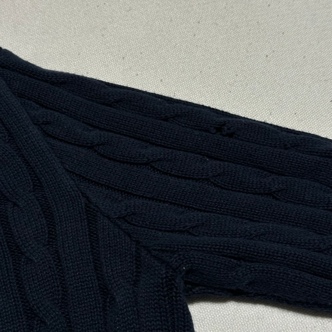 M 폴로랄프로렌 여성용 네이비 케이블 니트 상품이미지7