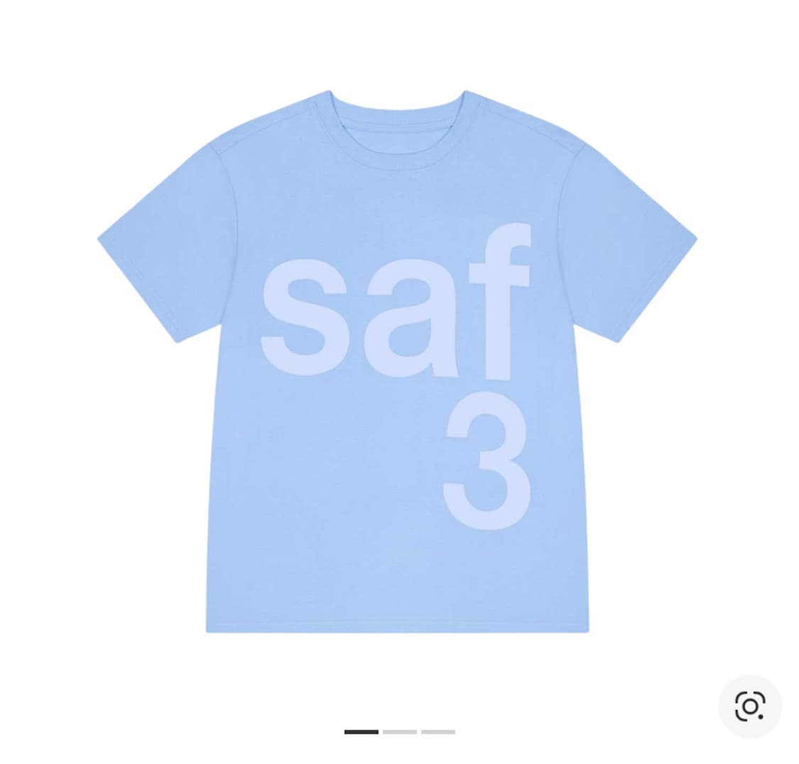 (네고O)사파리스팟 베이직 사파리 티셔츠 스카이 상품이미지1