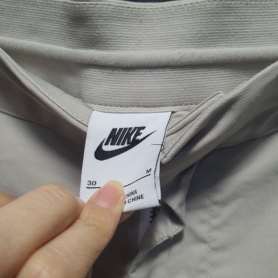 나이키 스우시 9부 조거핏 베이지 팬츠  상품이미지6