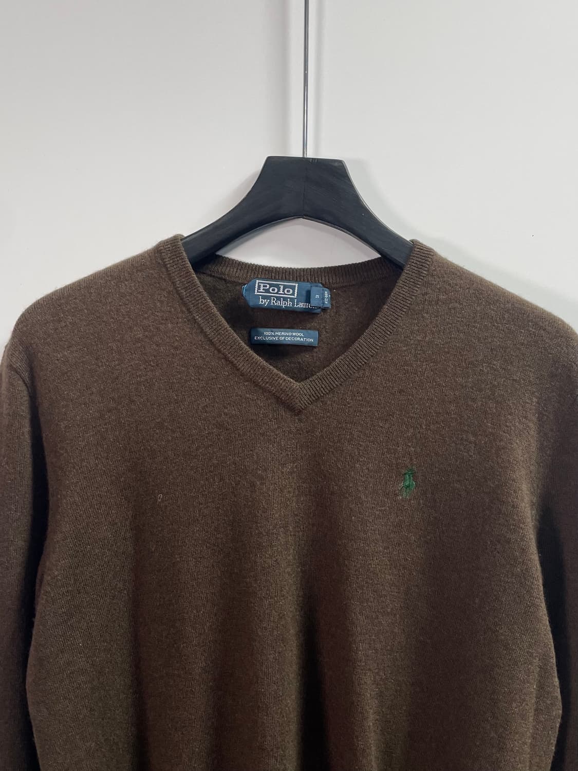 폴로 랄프로렌 메리노울 브라운 니트 (on.632)  상품이미지2