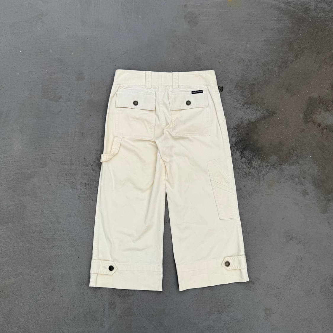 돌체앤가바나 화이트 카프리 팬츠 상품이미지4