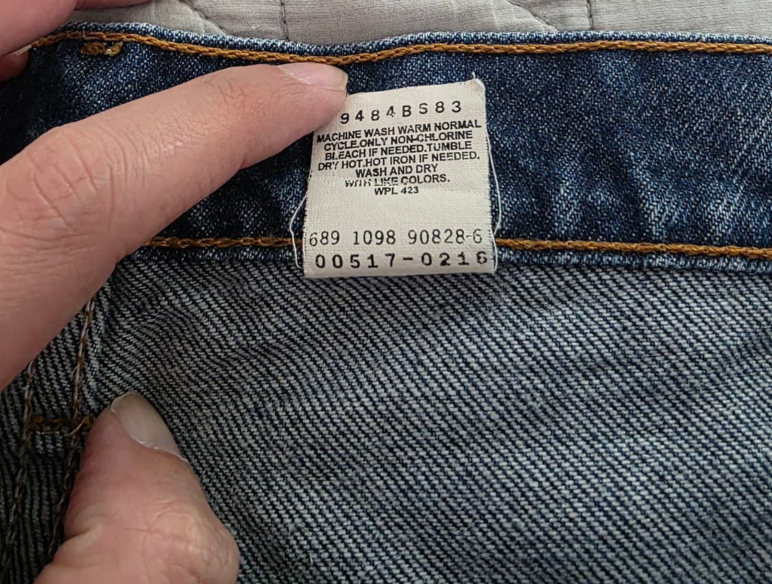 [38X30] 90s 빈티지 리바이스 517 부츠컷 데님 인디고 1 상품이미지7