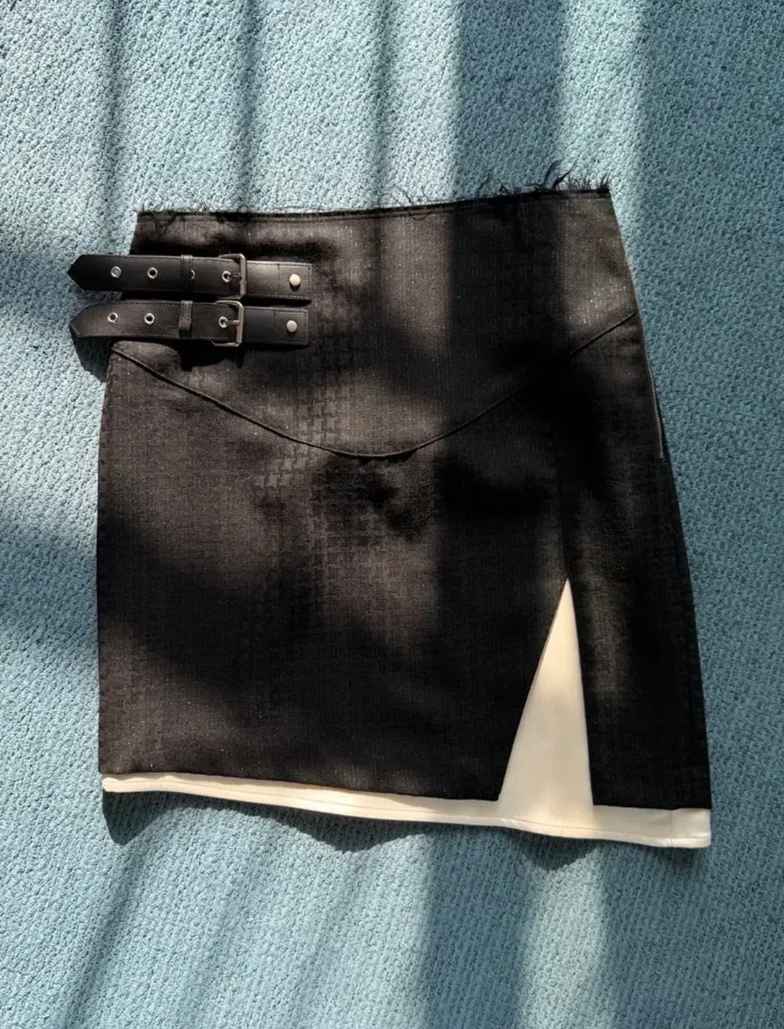 Dared 데어드 버클 벨트 스커트 상품이미지1