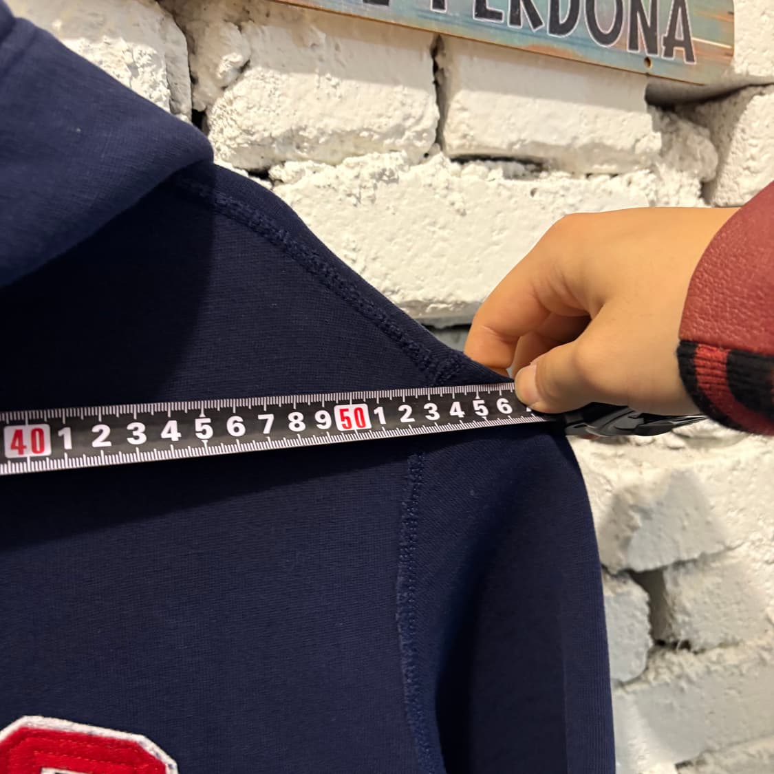 폴로 빈티지 빅로고 네이비후드 상품이미지7