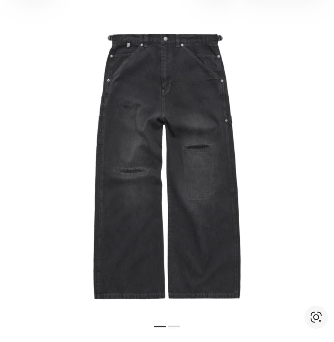 (4) 폴리테루 데미지드 카펜터 데님 상품이미지1