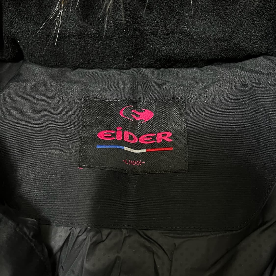 아이더 여성 라쿤퍼 후드 덕다운 롱패딩 L/100  상품이미지5