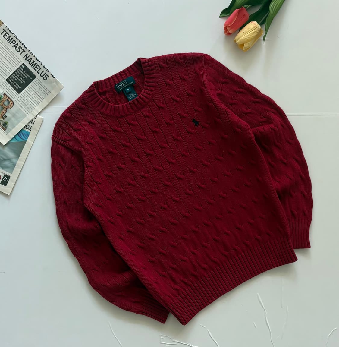 Polo 폴로랄프로렌 케이블 니트 상품이미지1