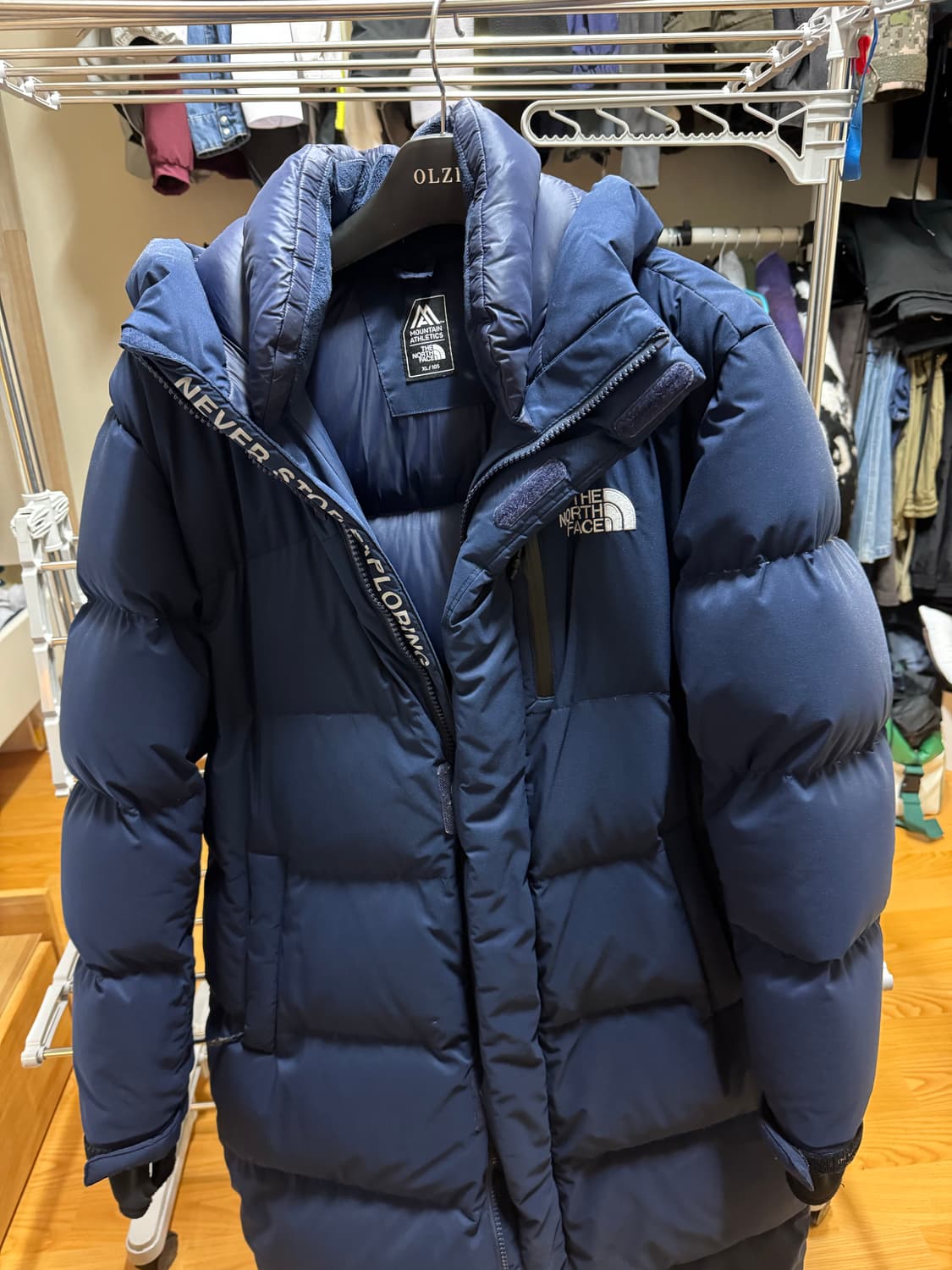 노스페이스 롱패딩 네이비 XL 상품이미지1