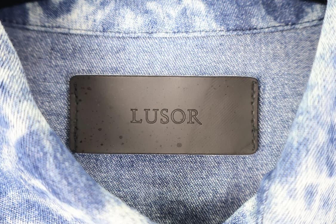 일본 브랜드 lusor 워싱 데님 셔츠 상품이미지5