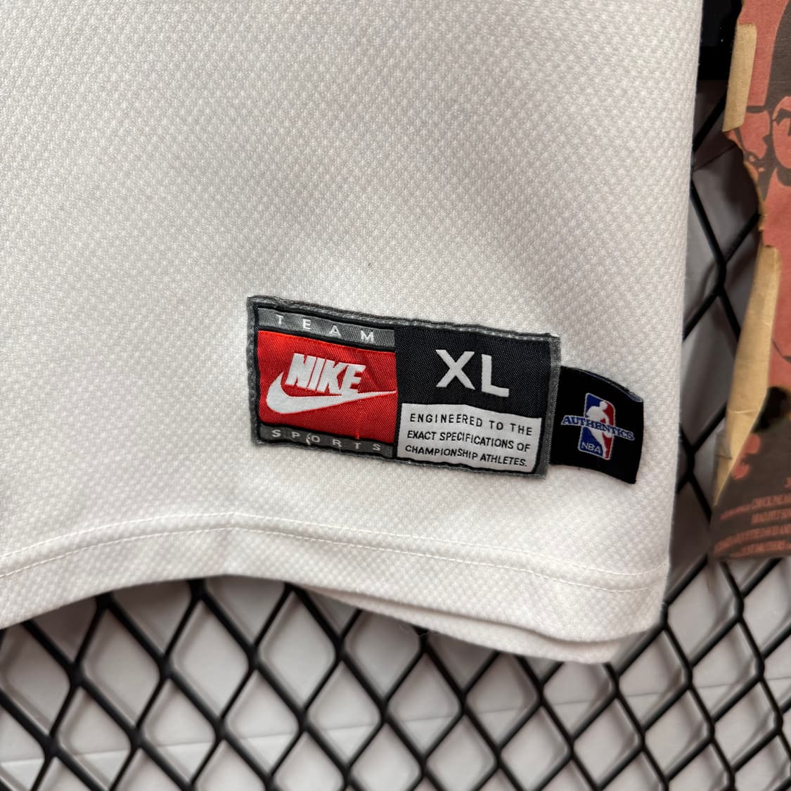 90s 나이키 X 시카고불스 웜업 전면 로고 포인트 화이트 상품이미지6