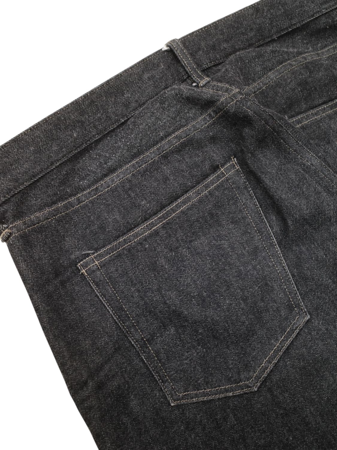 36)24s/s 아프레쎄 블랙 데님 팬츠 상품이미지6