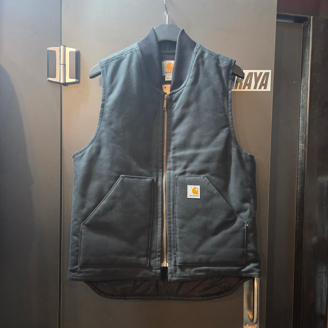 칼하트 워크 베스트 블랙 (S) 상품이미지1