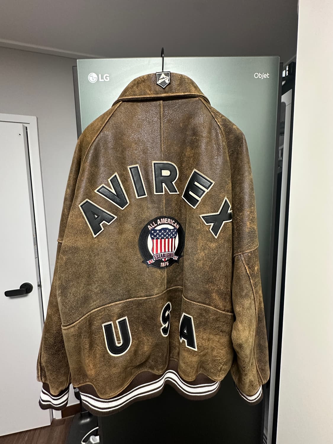 아비렉스 다코타 크랙무스탕 xxl  바시티 스타디움 상품이미지3