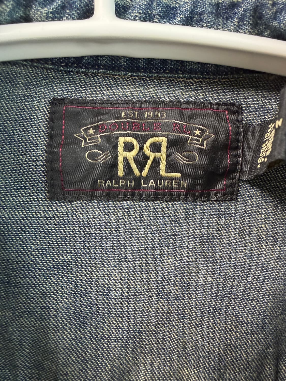 RRL 슬림핏 데님 웨스턴 셔츠 (공홈 구매) 상품이미지2