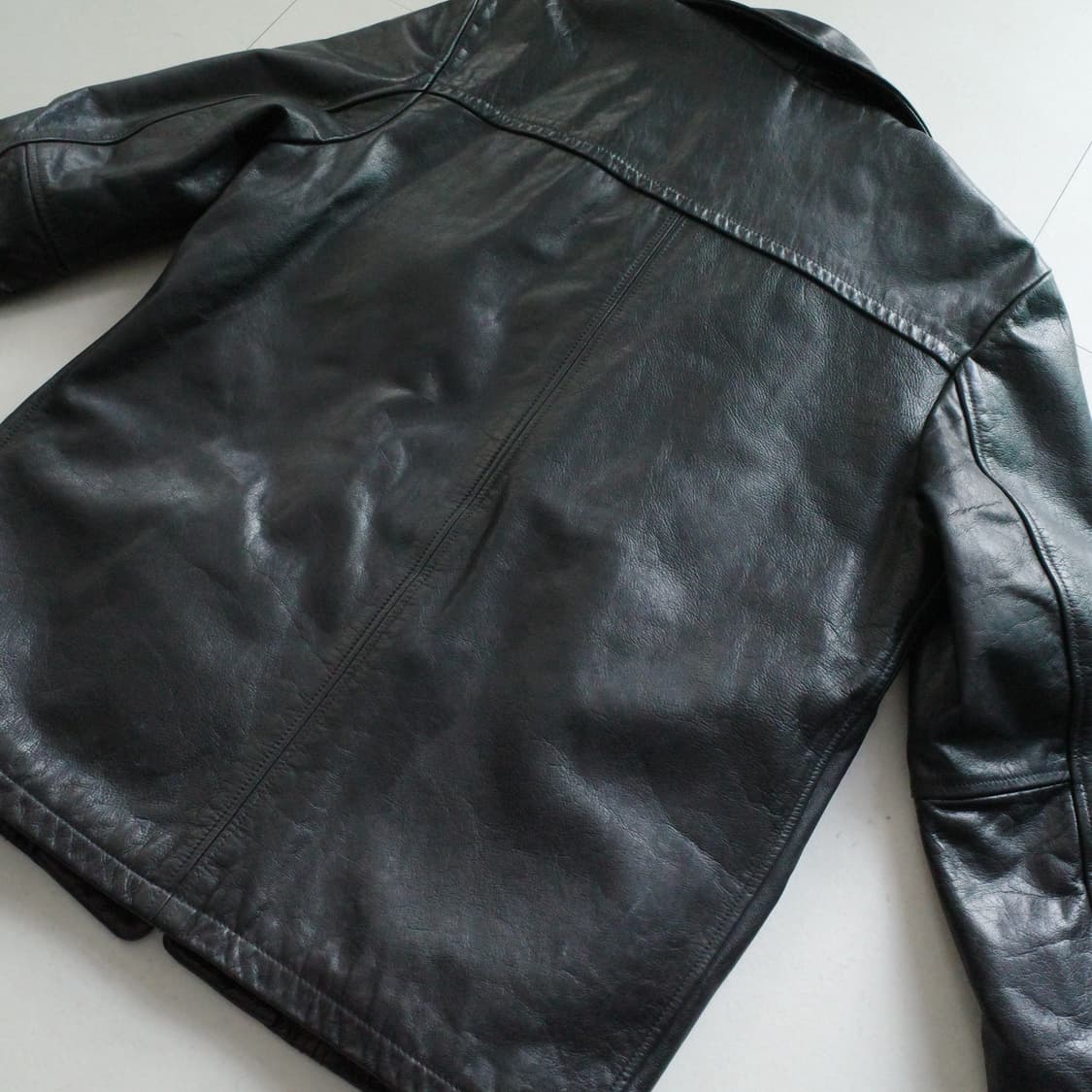 90s 리바이스 렌치 웨스턴 리얼 레더 자켓 M 상품이미지9
