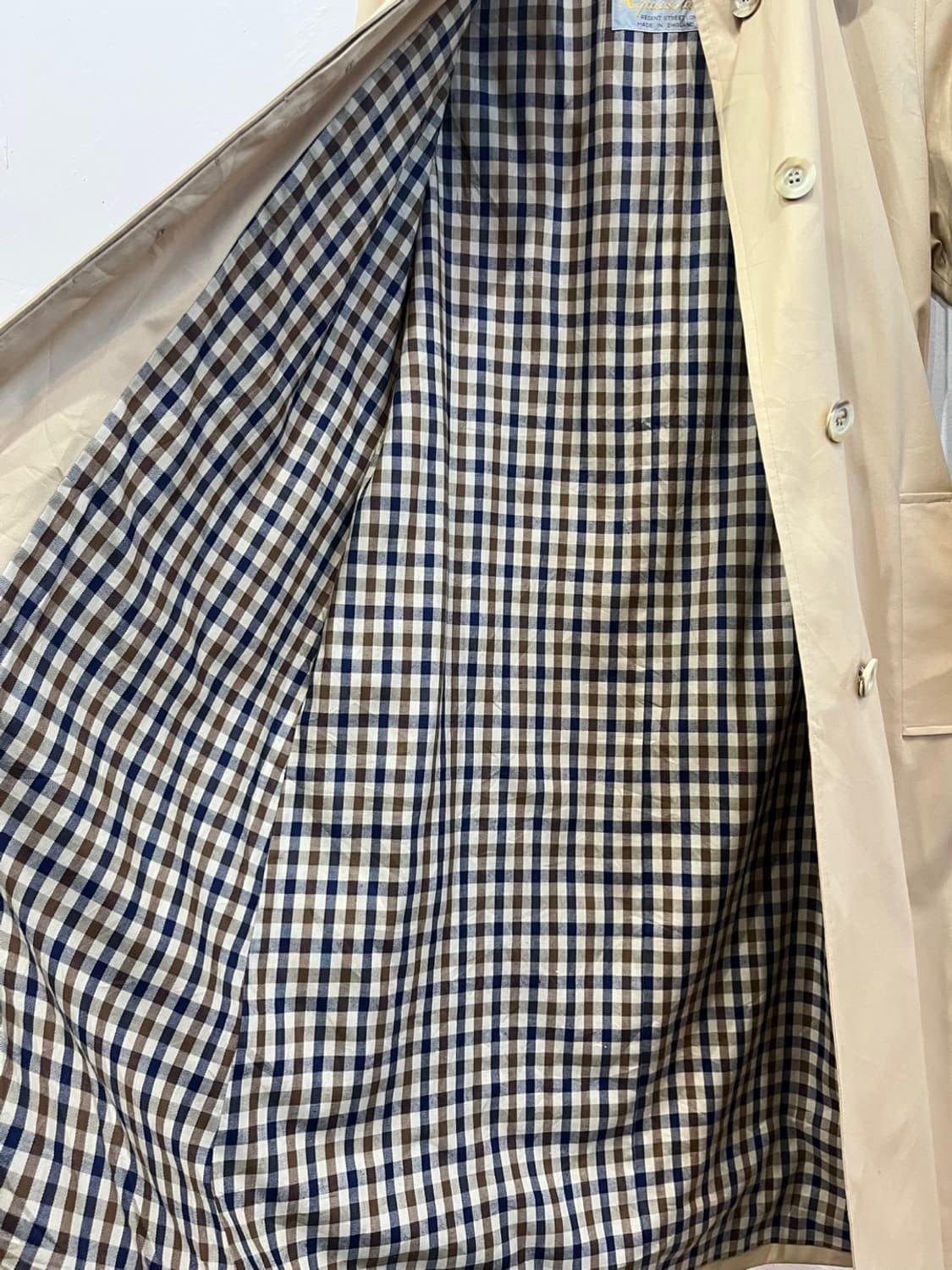 아쿠아스큐텀 트렌치코트 우먼즈 MADE IN ENGLAND 상품이미지10