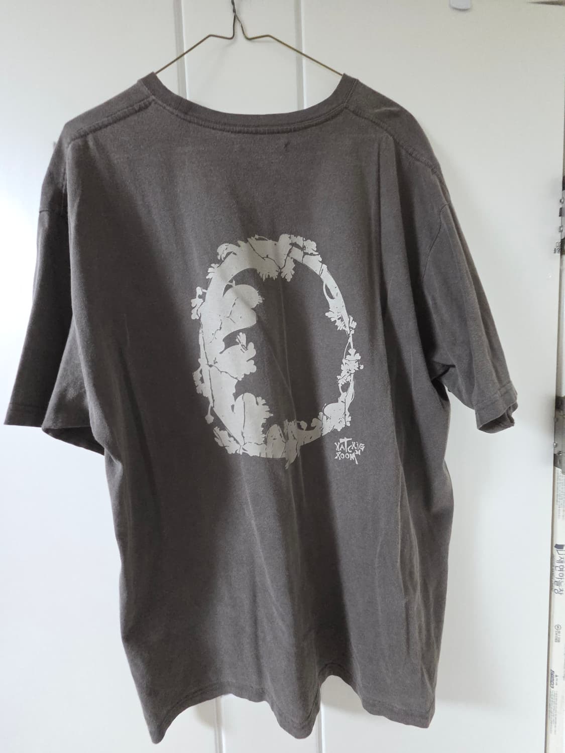 3) 해칭룸 플로럴 에그 티셔츠 1/2 블랙 상품이미지2