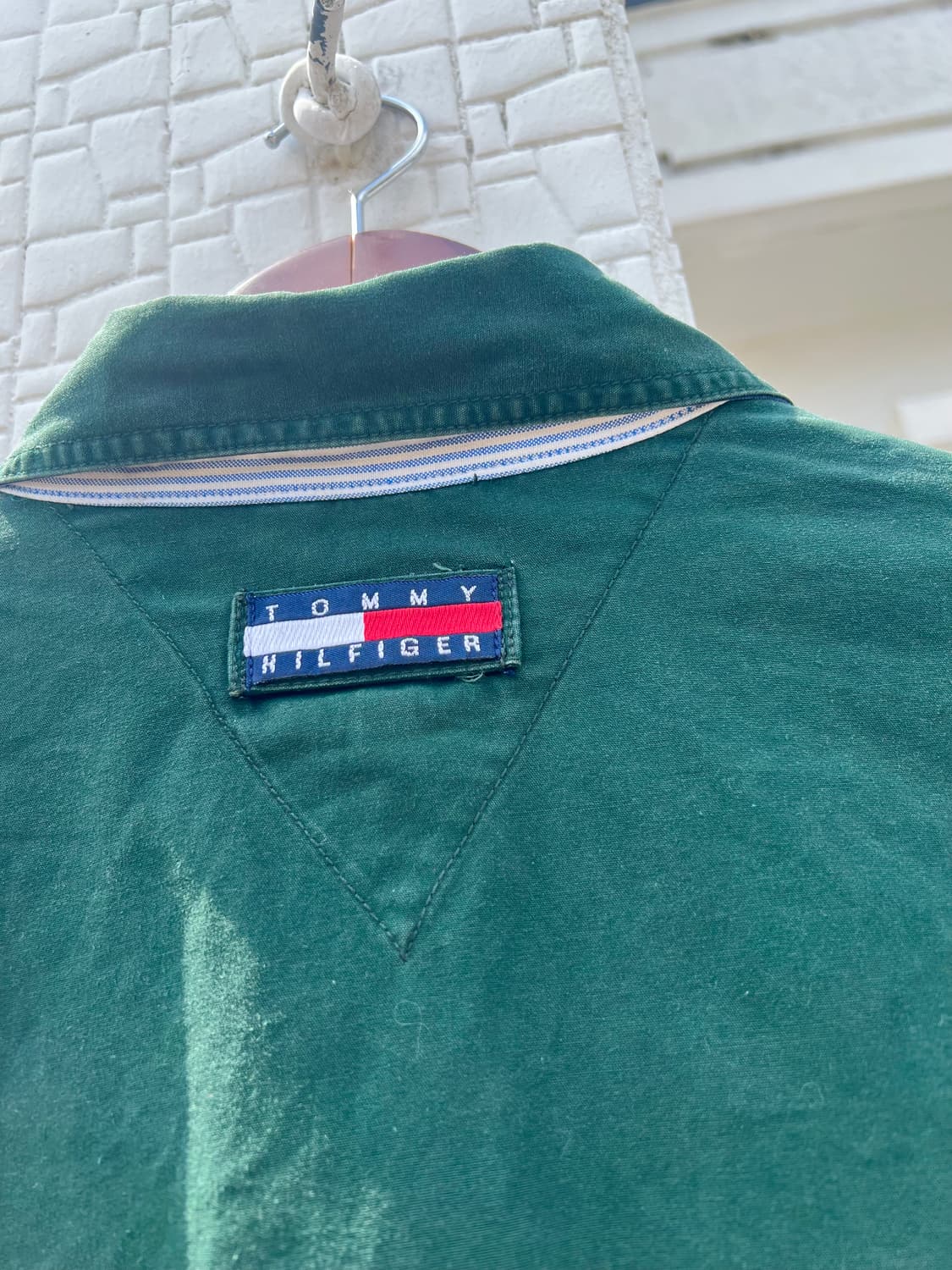 90s 타미힐피거 스윙톱 블루종 자켓 L 상품이미지5