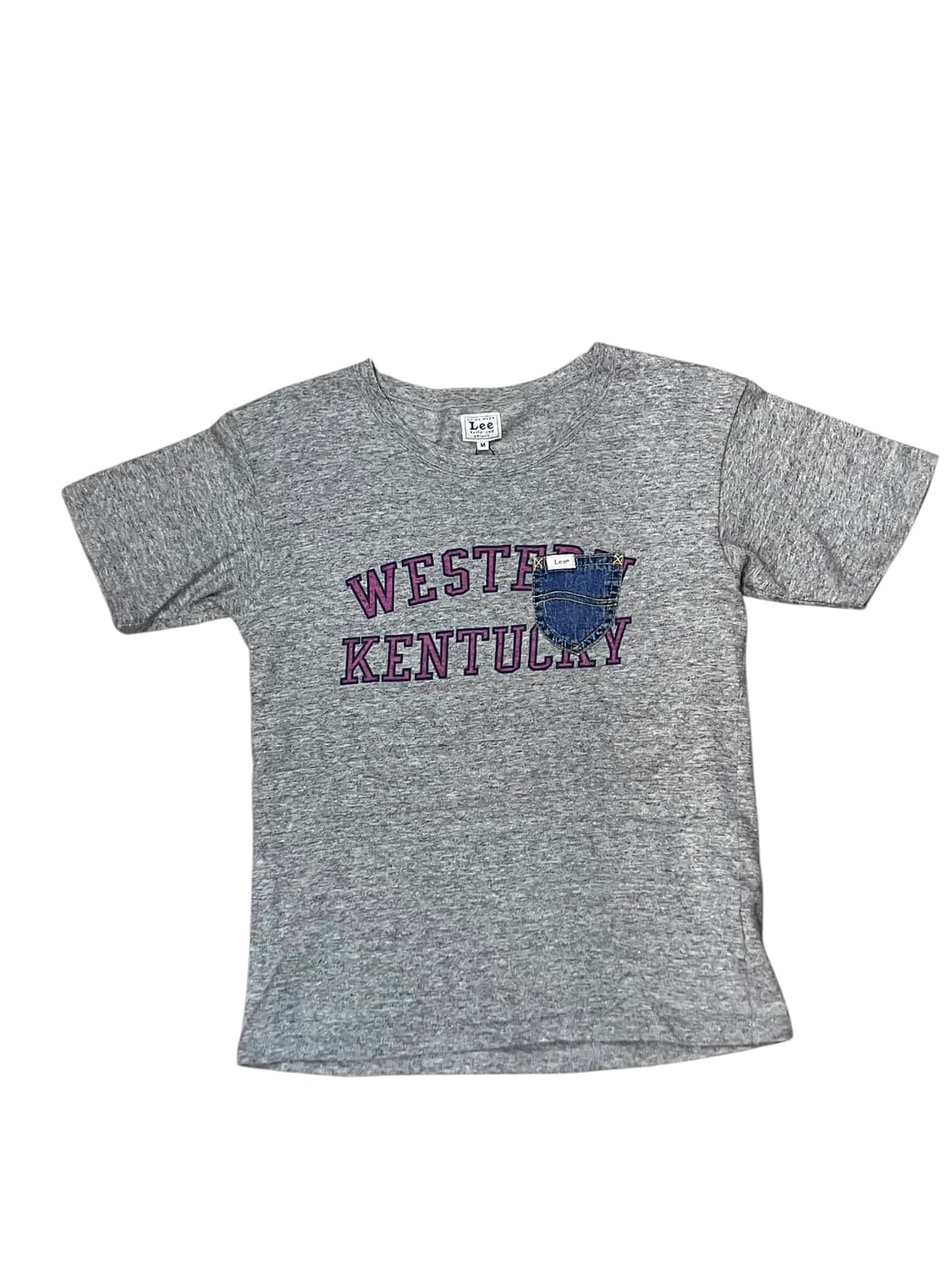 Lee 데님 포켓 반팔 티셔츠 그레이 M #csz3882  상품이미지3