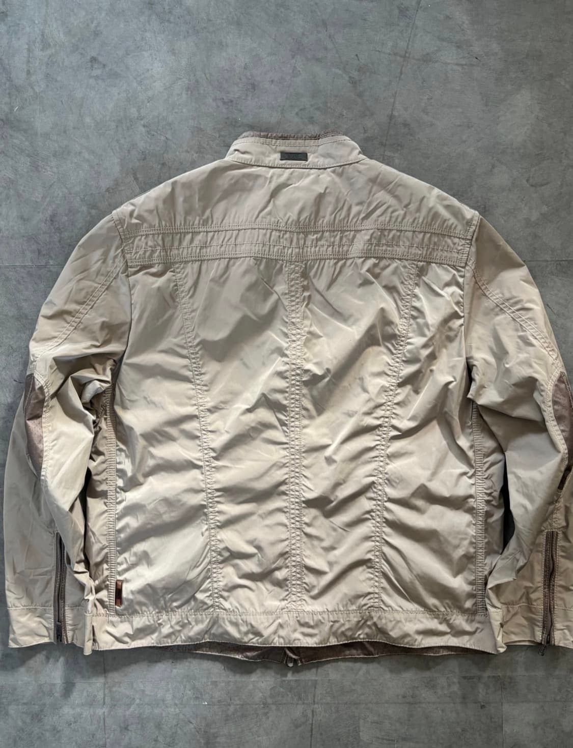 Armani Collezioni 아르마니 꼴레지오니 베이지 바이커 자켓 상품이미지7