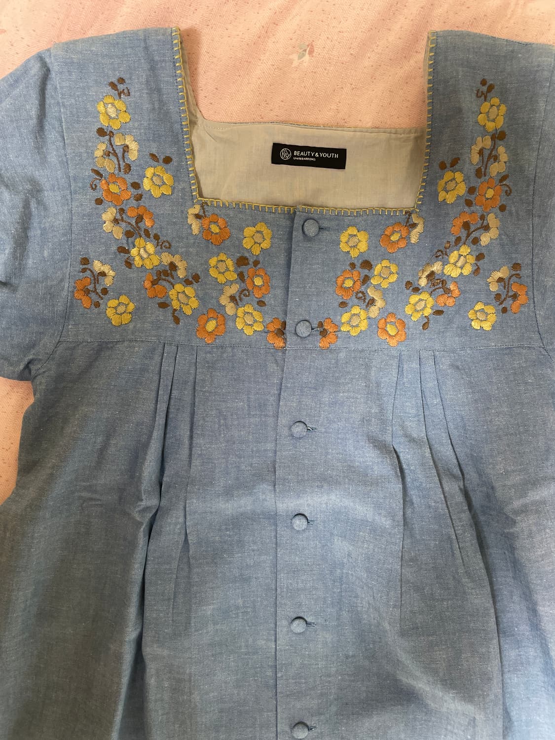 빈티지 자수원피스 상품이미지2