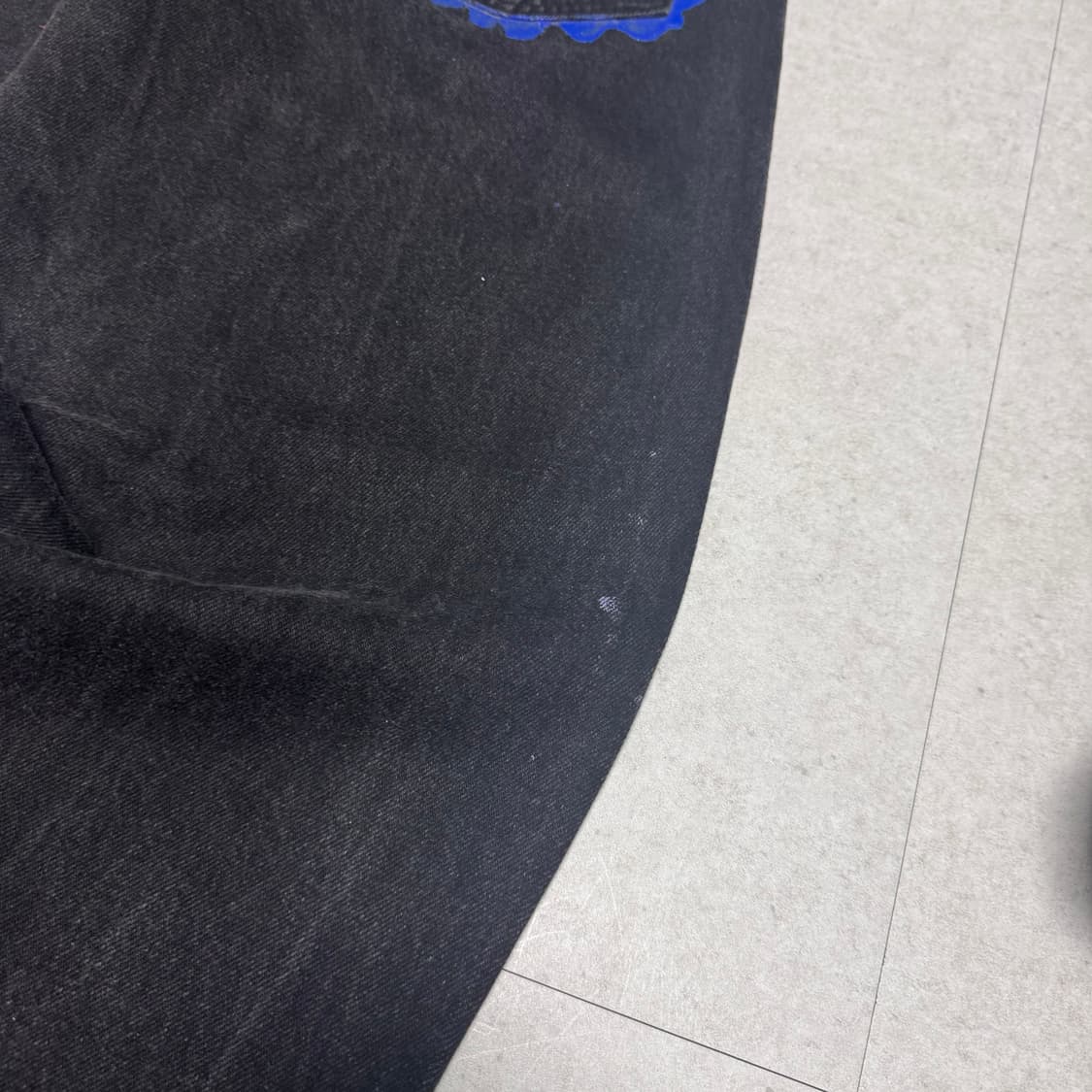 랭글러 후면 아트피스 데님팬츠 상품이미지8