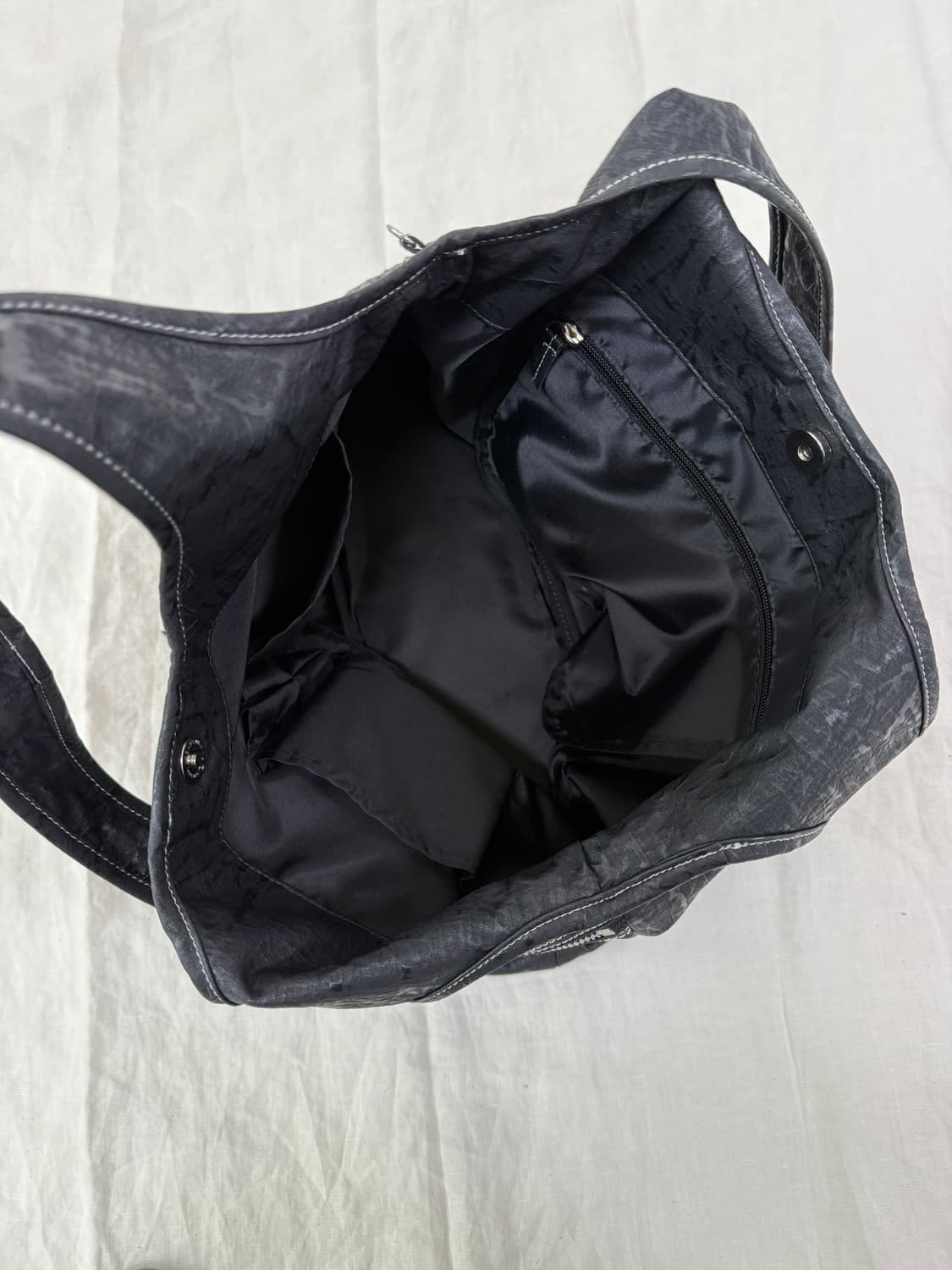 Kul 큘 스티치 숄더백 블랙 상품이미지7