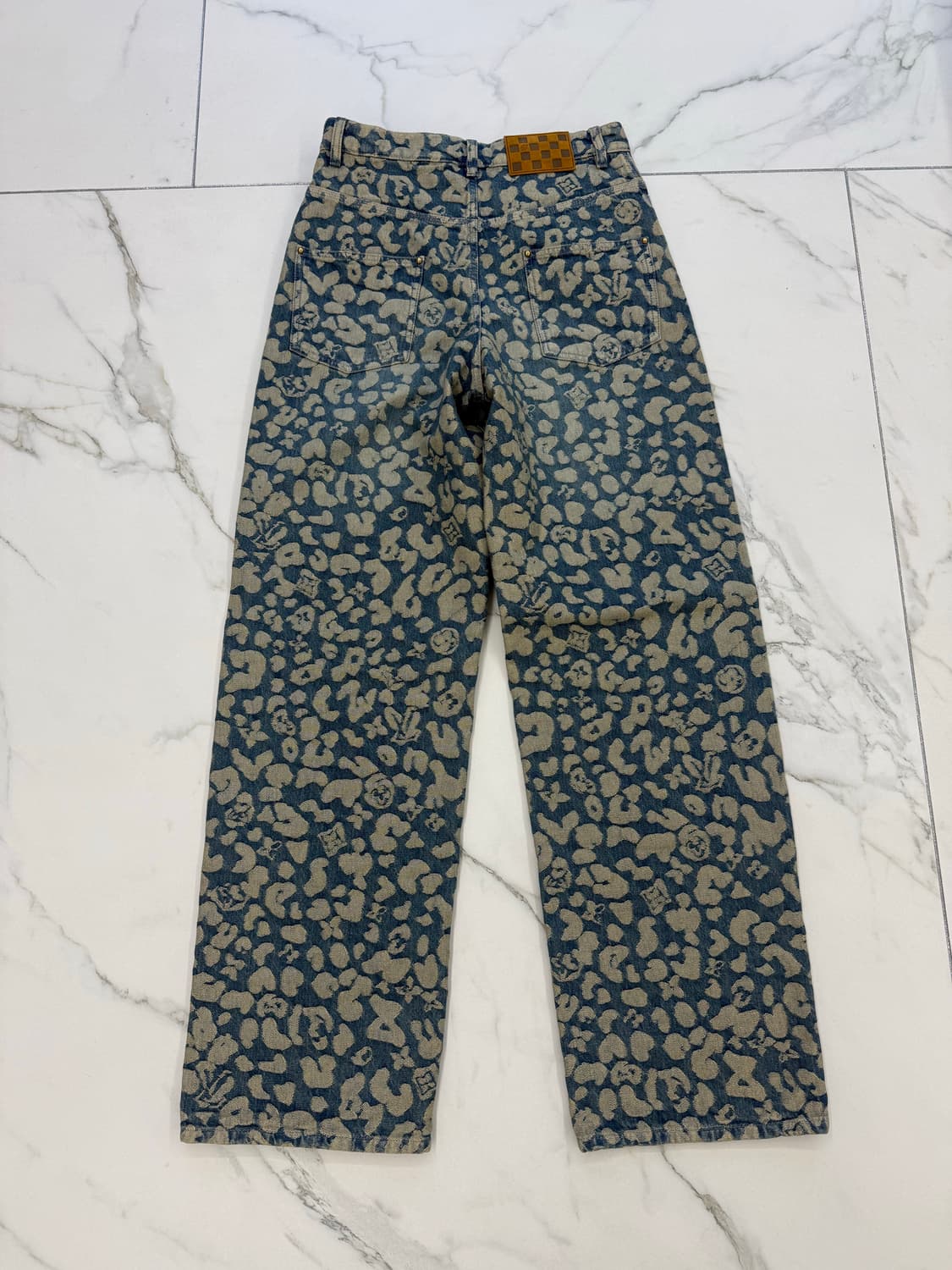 루이비통 자카드 워크웨어 데님 팬츠 상품이미지5