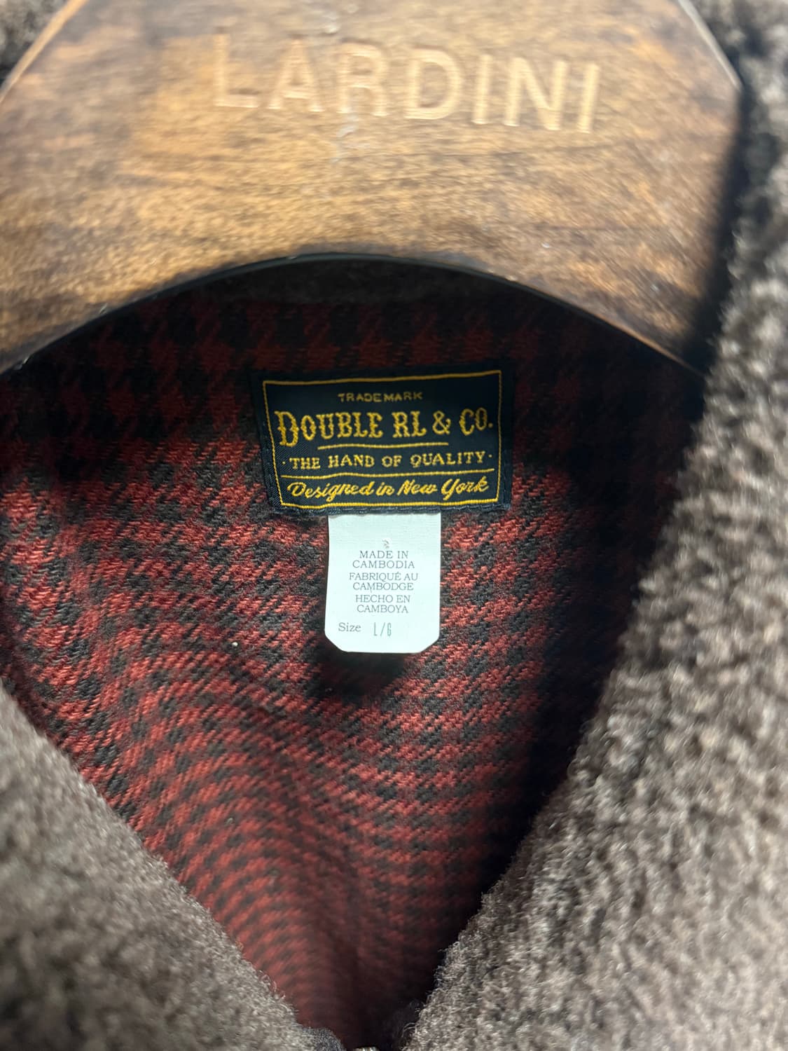 RRL 그리즐리 플리스 L사이즈 상품이미지2