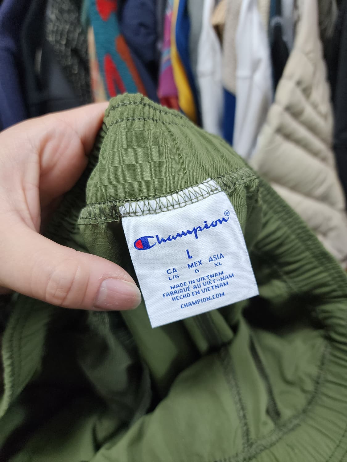 챔피온 벨티드 카고 조거팬츠 올리브 그린 XL 상품이미지4