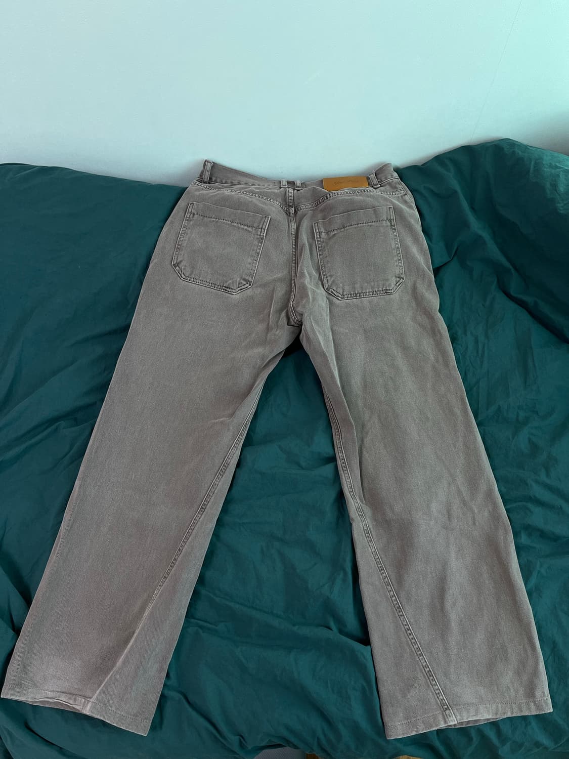 애프터 프레이 와이드 슬래시 데님 그레이프 상품이미지2