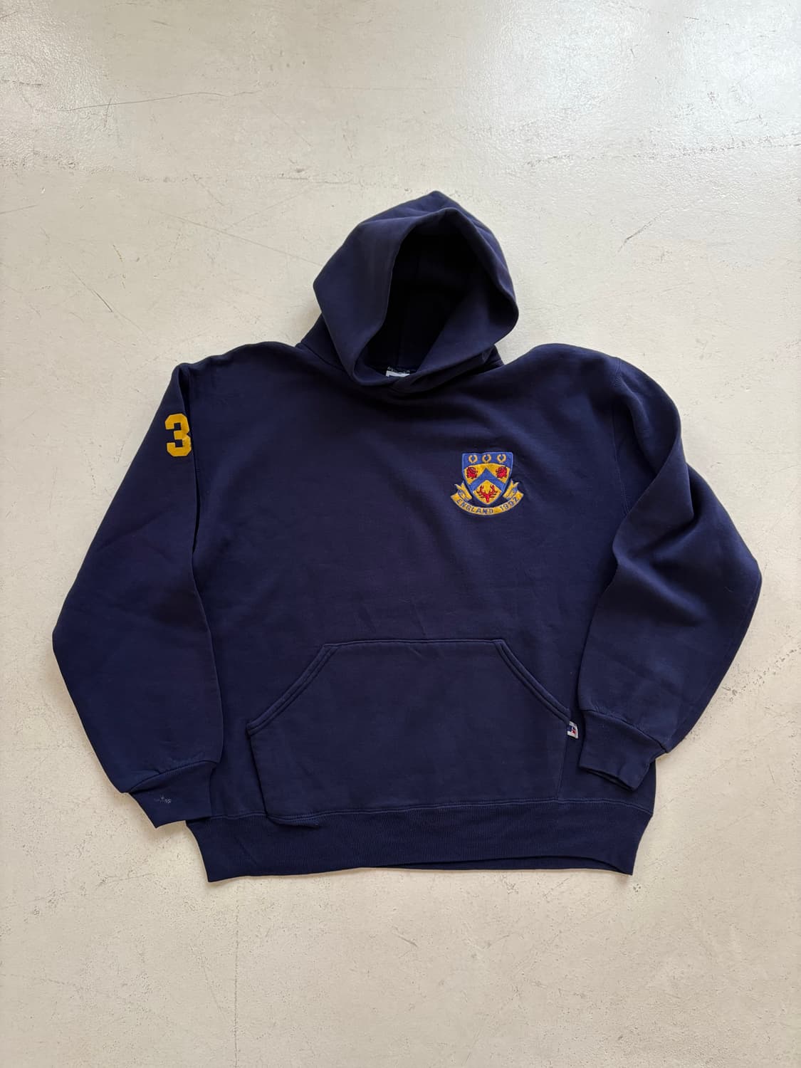 90' Russell USA Hoodie Sweatshirt.  상품이미지1