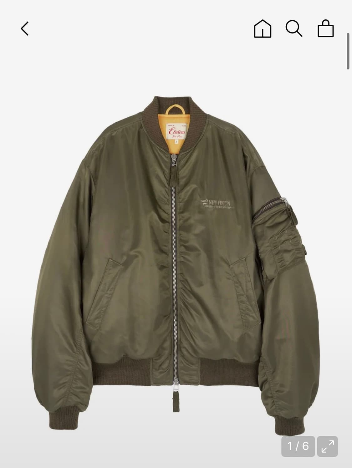 ETCE OVERSIZED BOMBER (M) 상품이미지1