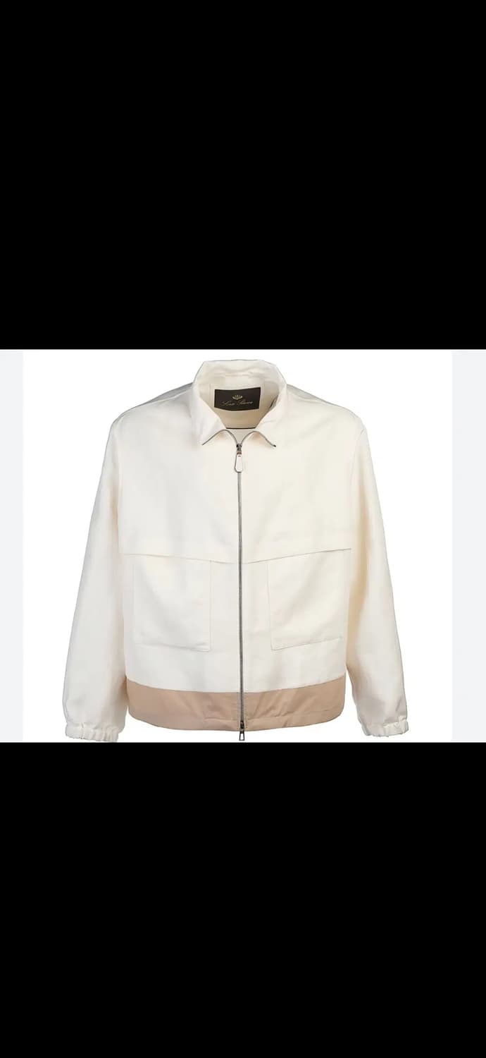 (S+/M) / 로로피아나 아이보리 다틸로 봄버 자켓 상품이미지10