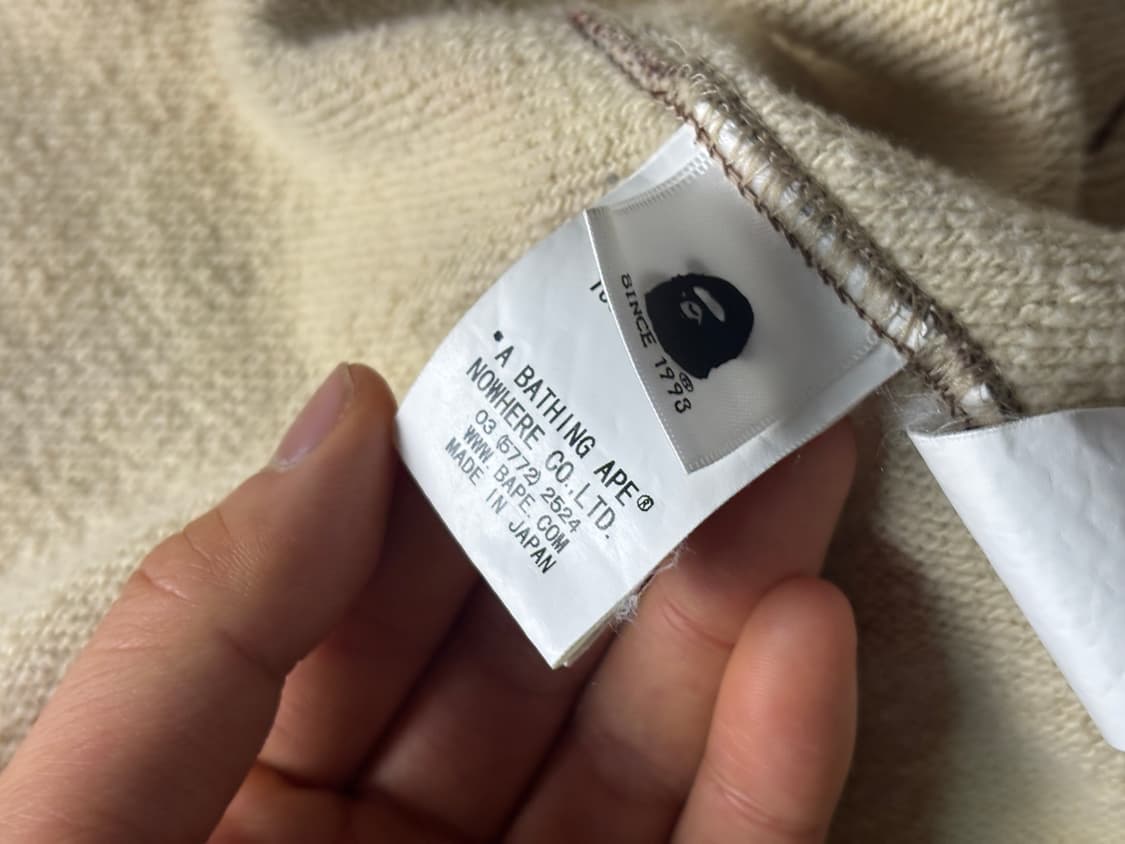 베이프 체크 샤크후드 상품이미지6