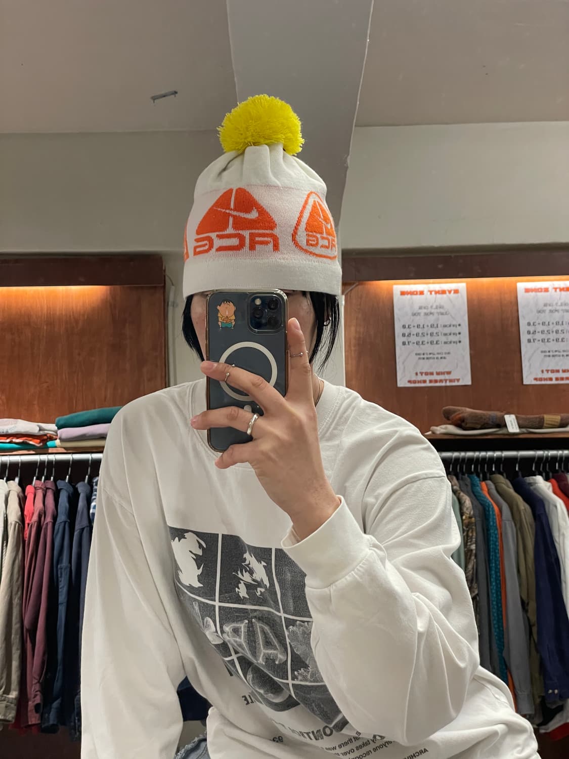 나이키 acg 폼폼 비니 상품이미지1